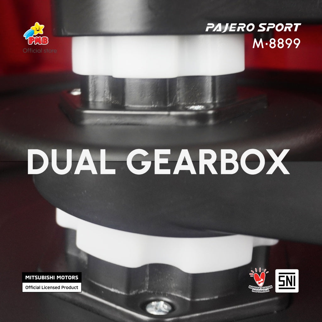 MAINAN ANAK MOBIL AKI MITSUBISHI PAJERO SPORT M8899  - PMB TOYS