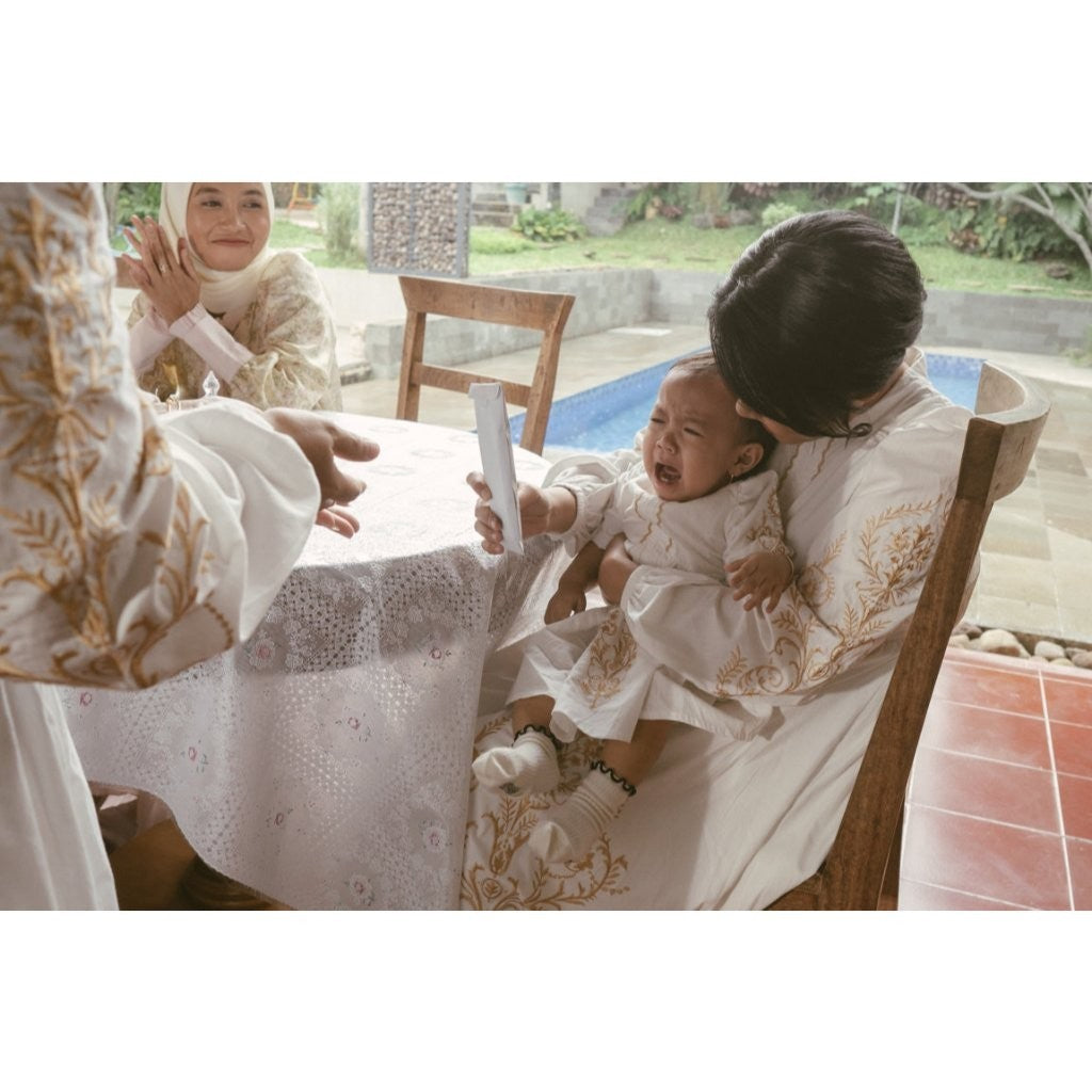 BOHOPANNA - RAYA COLLECTION 2025 - INAYA BABY DRESS - Dress Bayi Perempuan - Baju Muslim - Baju Raya - Gamis
