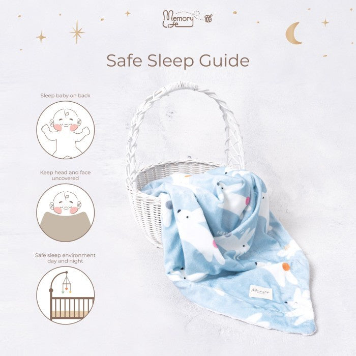 Memorylife Essentials-Kokoru Zoo Minky Blanket| Premium Minky Blanket