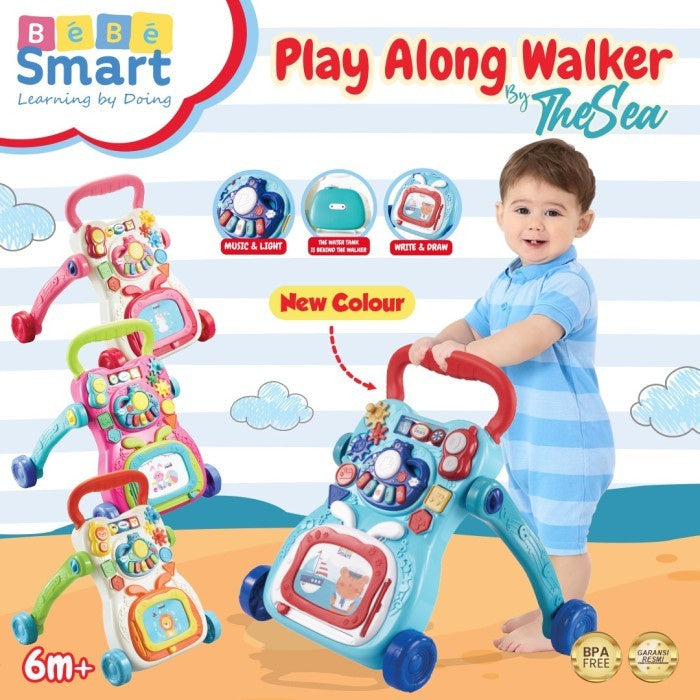 Baby walker play along walker bebe smart mainan alat belajar jalan