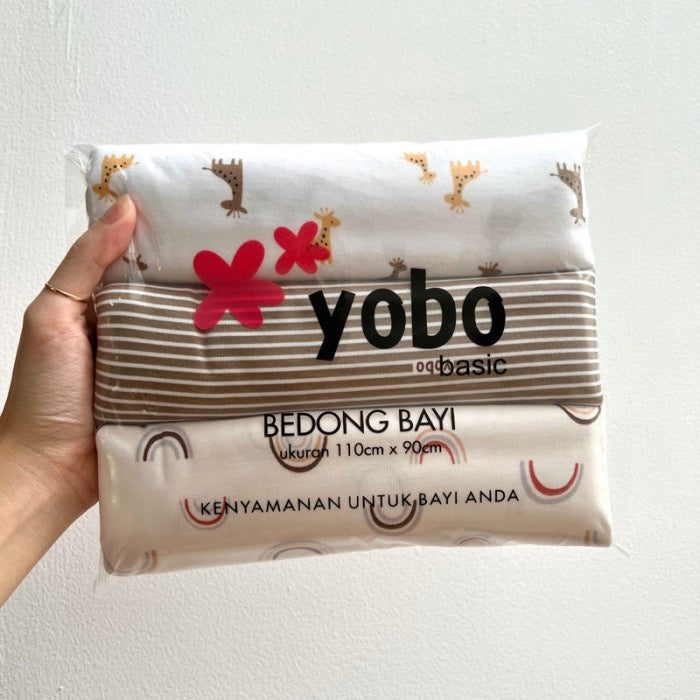 MIXED PACK YOBO Baby Swaddle Wraps Set of 3 | BEDONG BAYI x 3pcs NEW