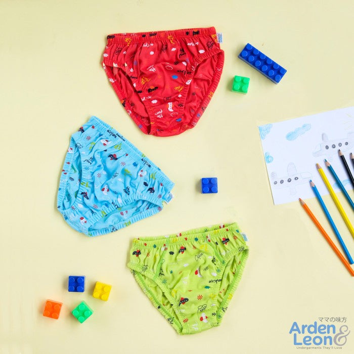 Ardenleon Boys Briefs 3pcs Celana Dalam Anak Laki
