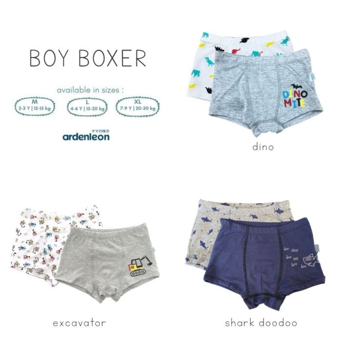 ARDENLEON Celana Dalam Anak Laki-Laki Boys Boxers (2 pcs)