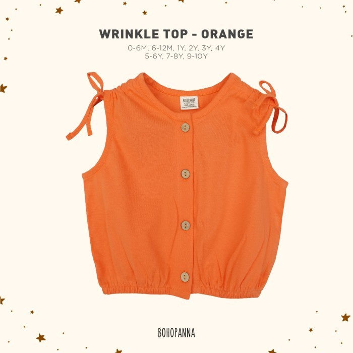 BOHOPANNA - WRINKLE TOP - ATASAN ANAK PEREMPUAN 2322