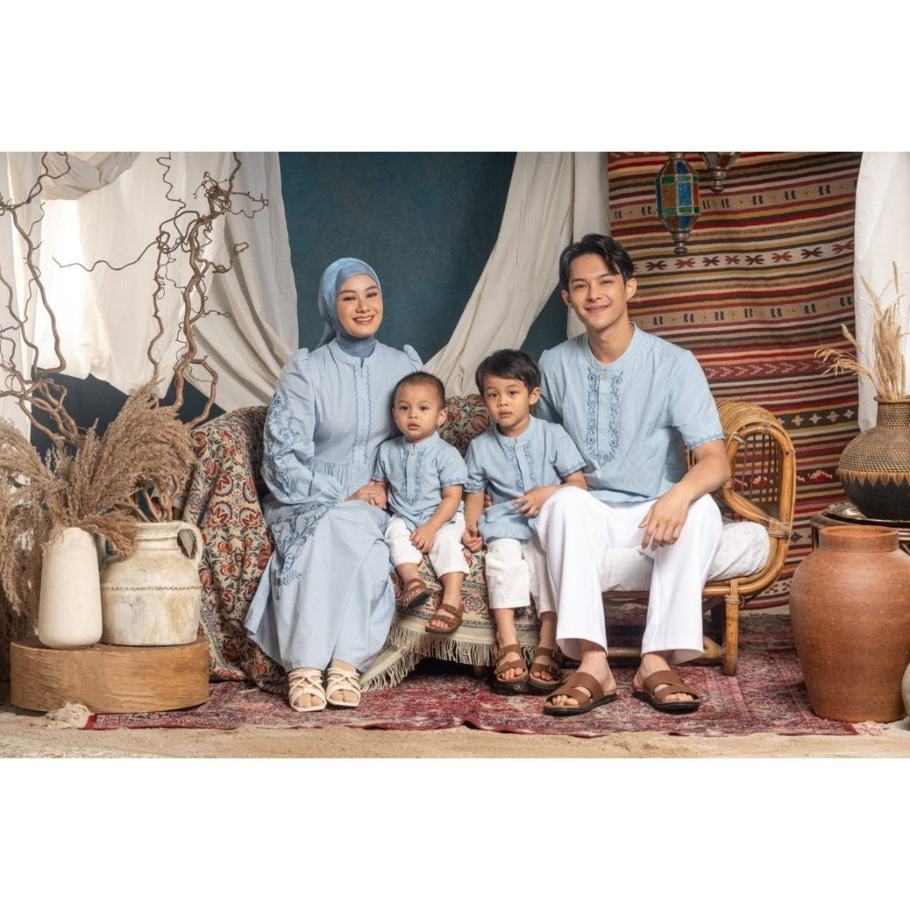BOHOPANNA - RAYA COLLECTION 2025 - KURTA KIDS SET - Setelan Baju Bayi - Baju Muslim - Baju Raya