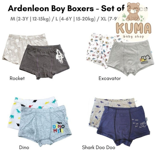 ARDENLEON Celana Dalam Anak Laki-Laki Boys Boxers (2 pcs)