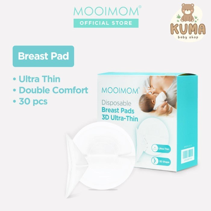MOOIMOM Disposable Breast Pad 3D Ultra-Thin - Penampung ASI (30pcs)