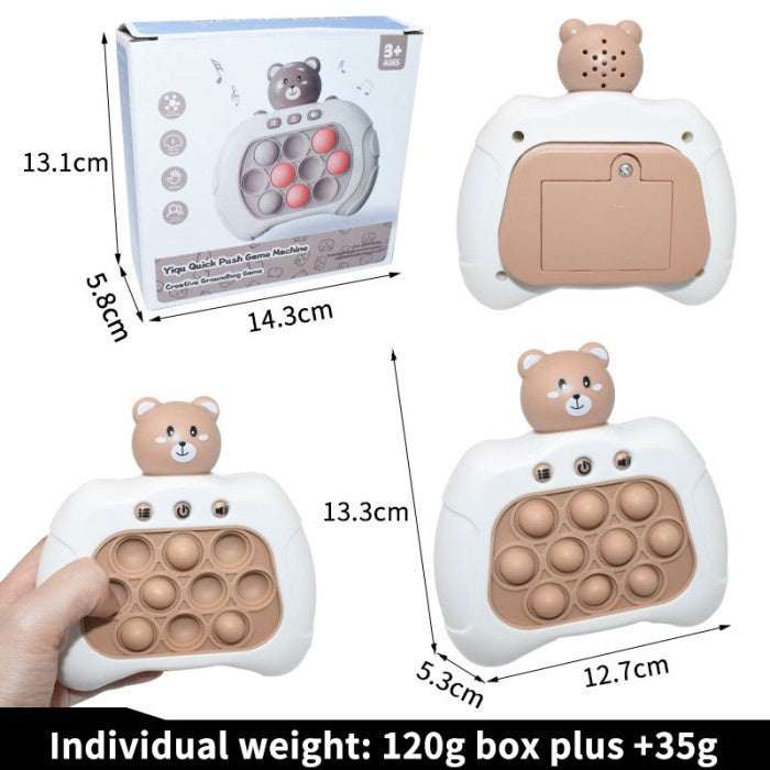 POP IT Elektrik Generasi 2 Push Fidget Toys Crab Mainan Edukasi Anak