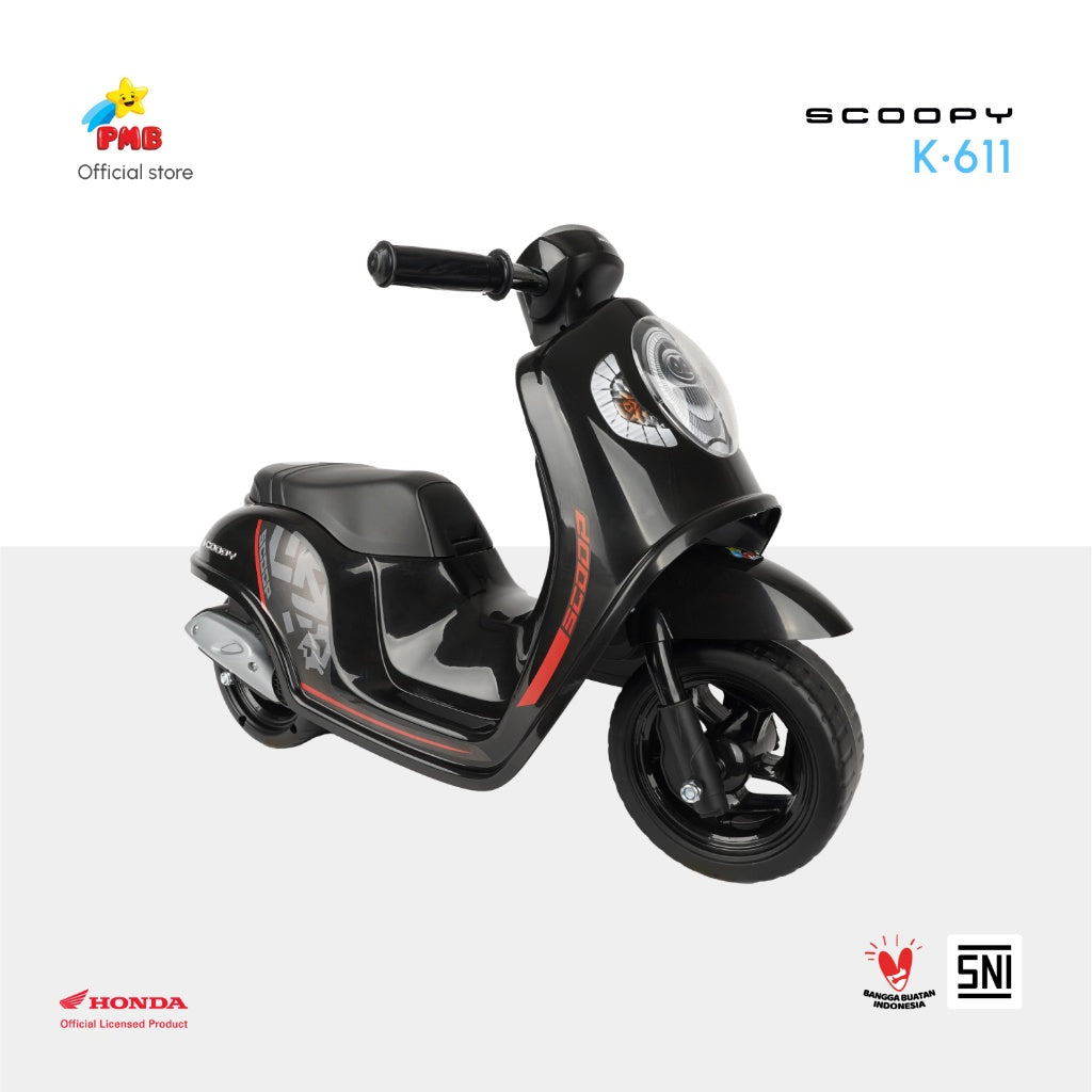 MAINAN ANAK MOTOR FOOT TO FLOOR HONDA SCOOPY K611 - PMB TOYS