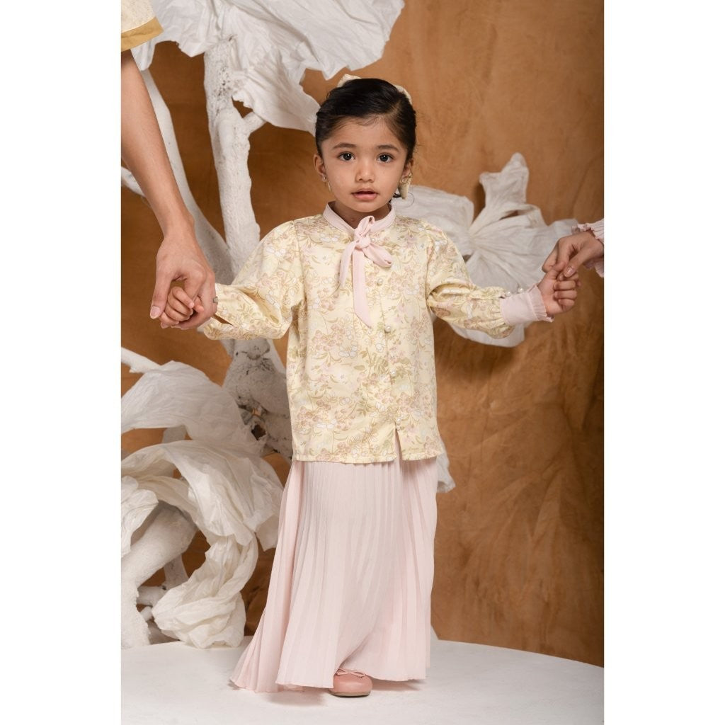 BOHOPANNA - RAYA COLLECTION 2025 - THANIA KIDS DRESS - Setelan Bayi Perempuan - Baju Muslim - Baju Raya