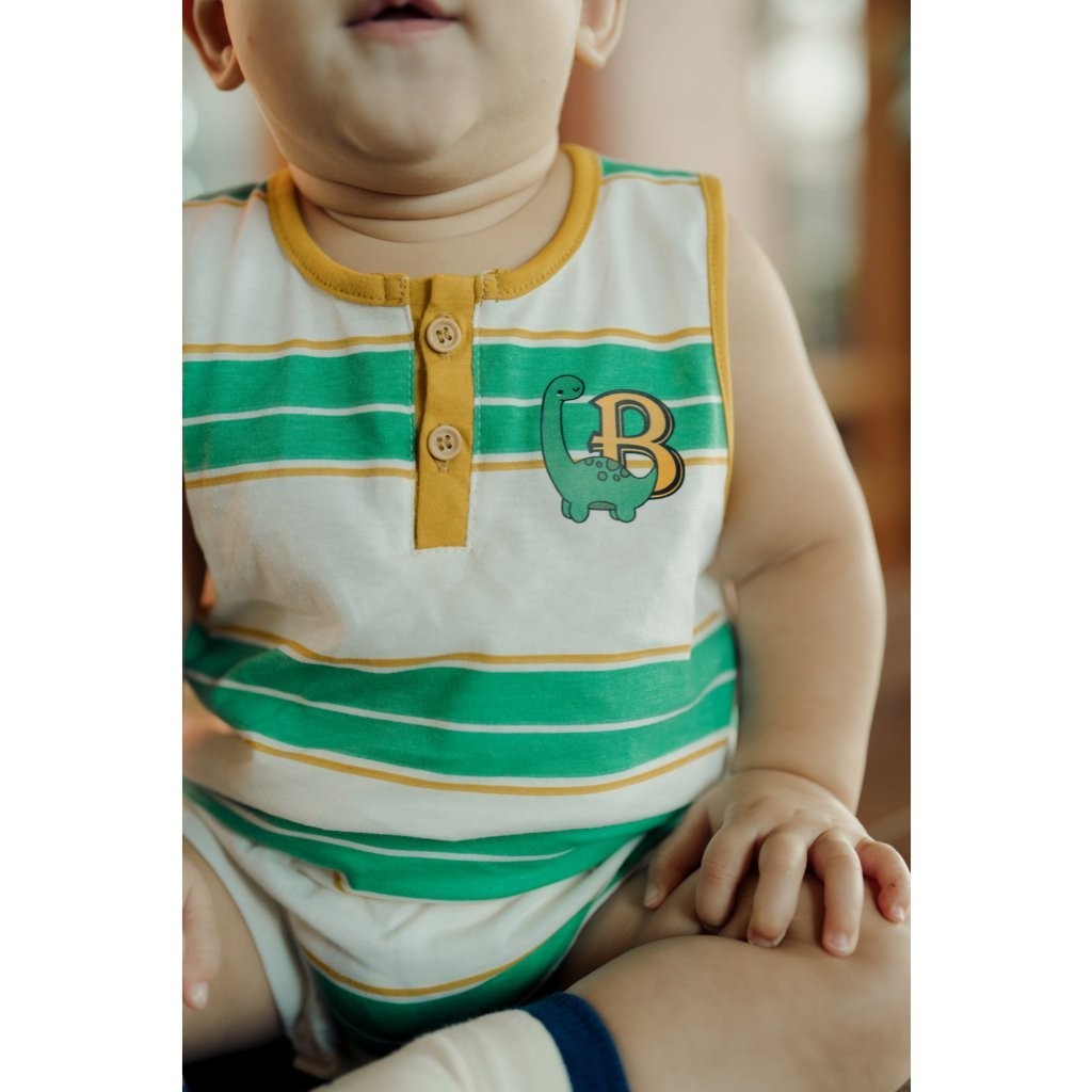 BOHOPANNA - ANDY PLAYSUIT - JUMPER ANAK 2481 Dinosaur