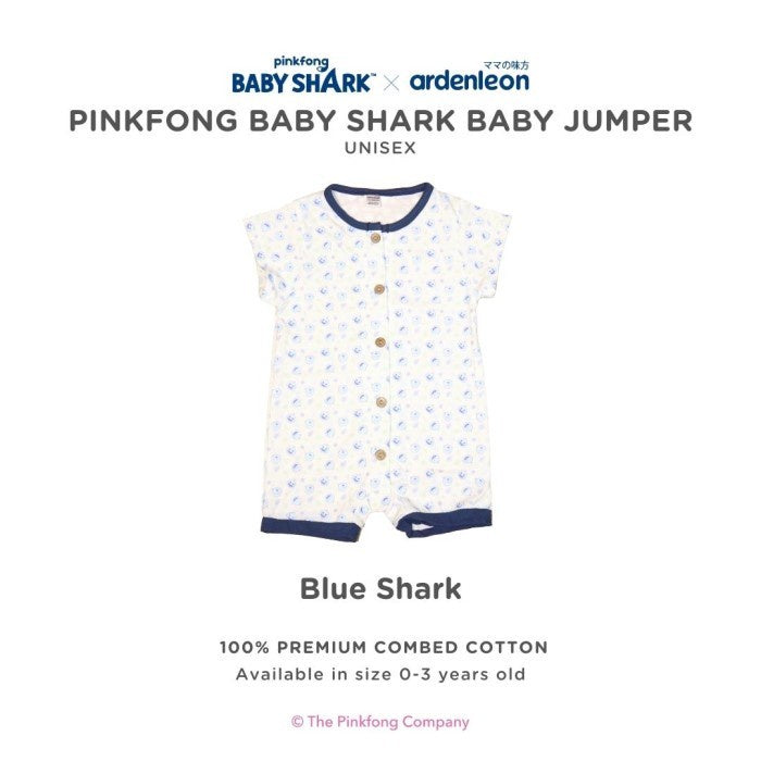 ARDENLEON Jumper Bayi Pinkfong Baby Jumper Baju Anak Bayi Shark