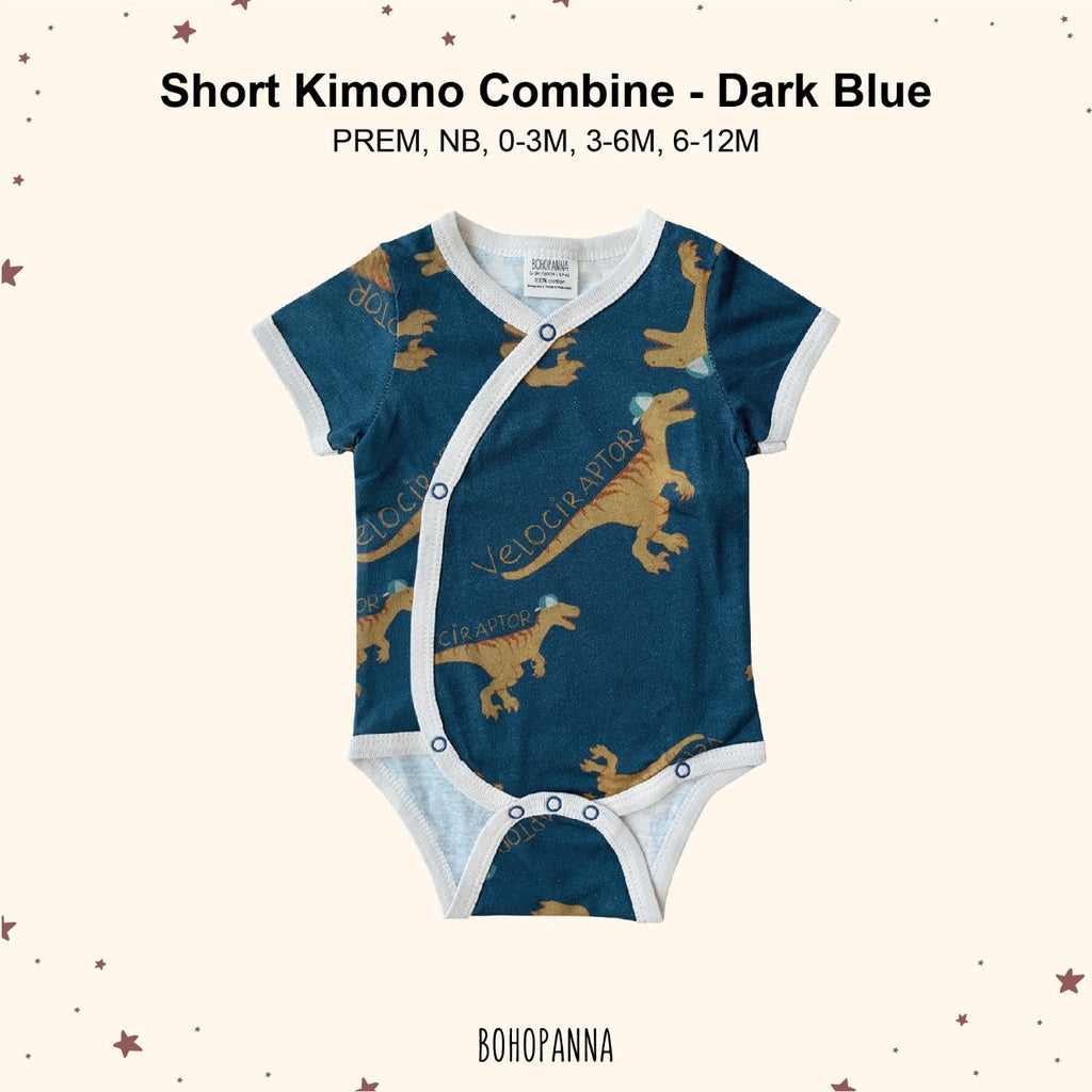 BOHOPANNA - SHORT KIMONO COMBINE DINO - Jumper Bayi