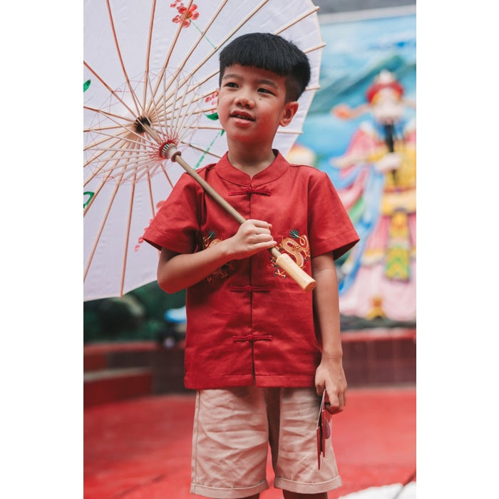 BOHOPANNA - HUI SET - Baju Imlek Anak Laki-Laki Chinese New Year CNY