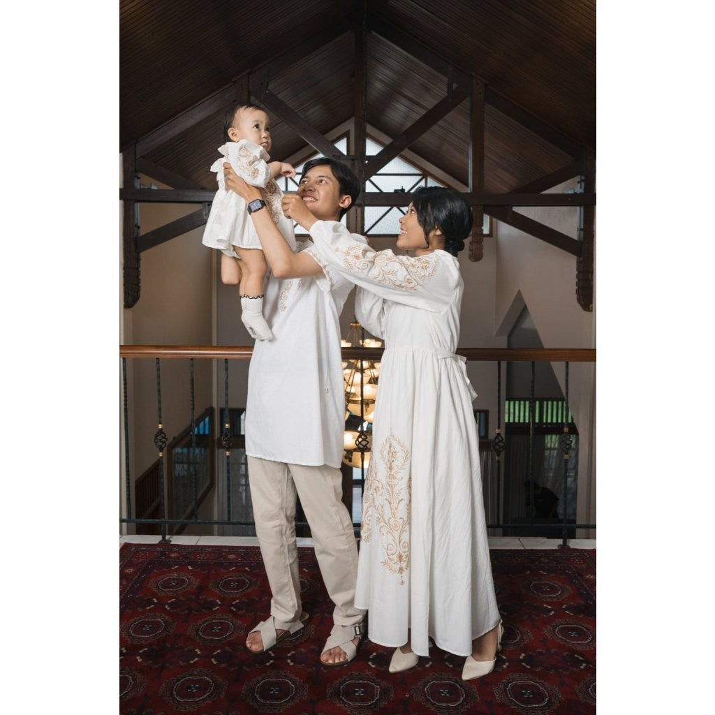 BOHOPANNA - RAYA COLLECTION 2025 - INAYA BABY DRESS - Dress Bayi Perempuan - Baju Muslim - Baju Raya - Gamis