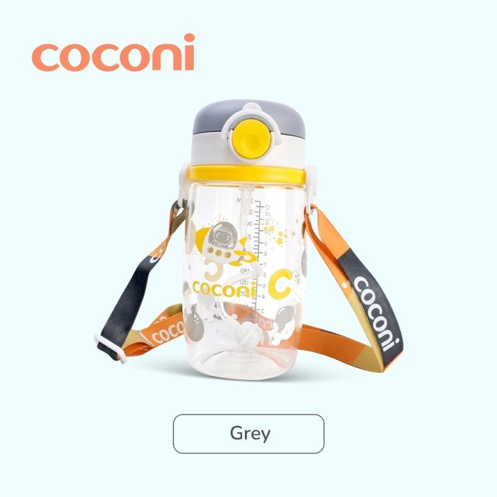 COCONI Tritan Sippy Cup with Strap 350ml | Baby Water Bottle