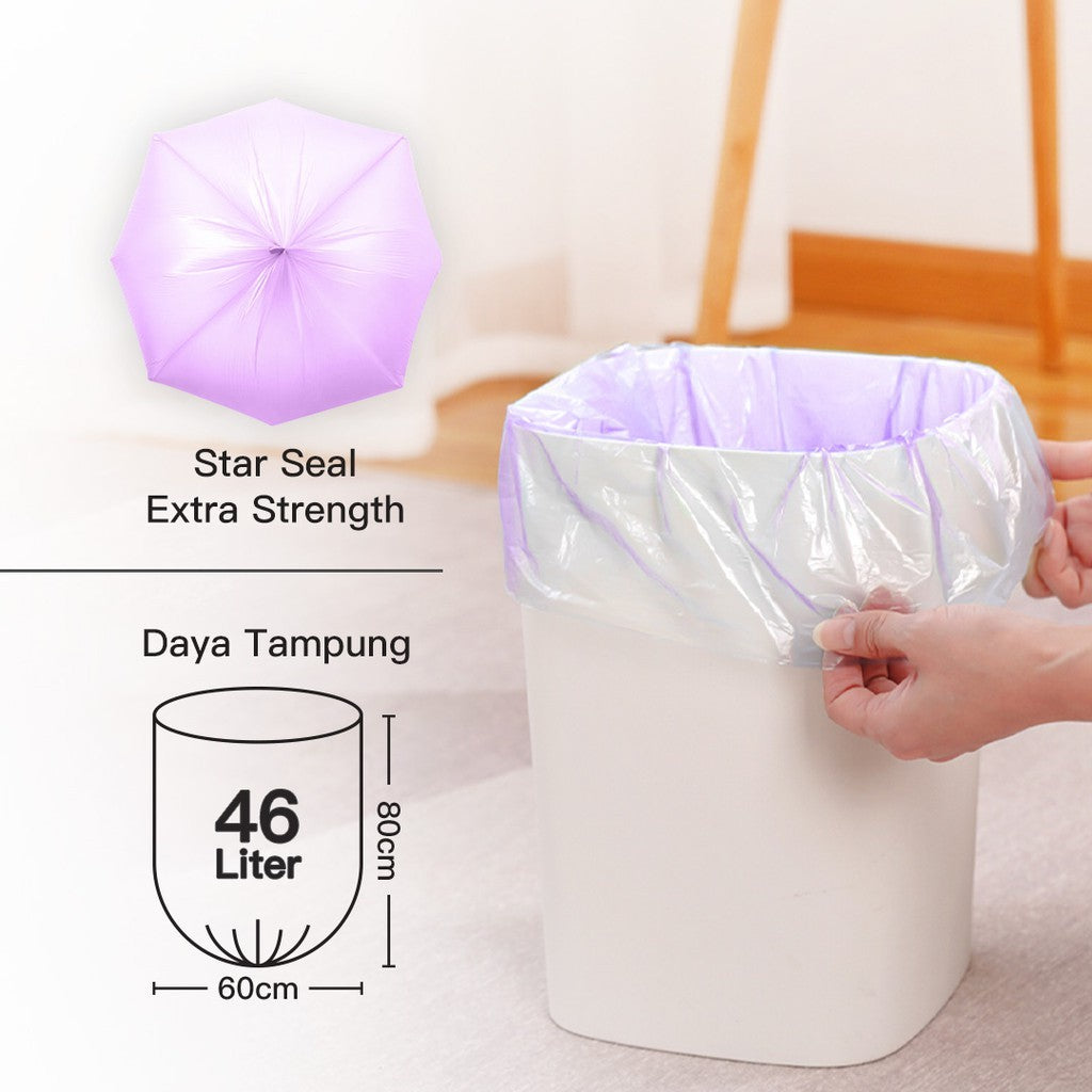 Kantong Sampah Bagus Trash Bag Roll 60 x 80 cm 24's - 46 L