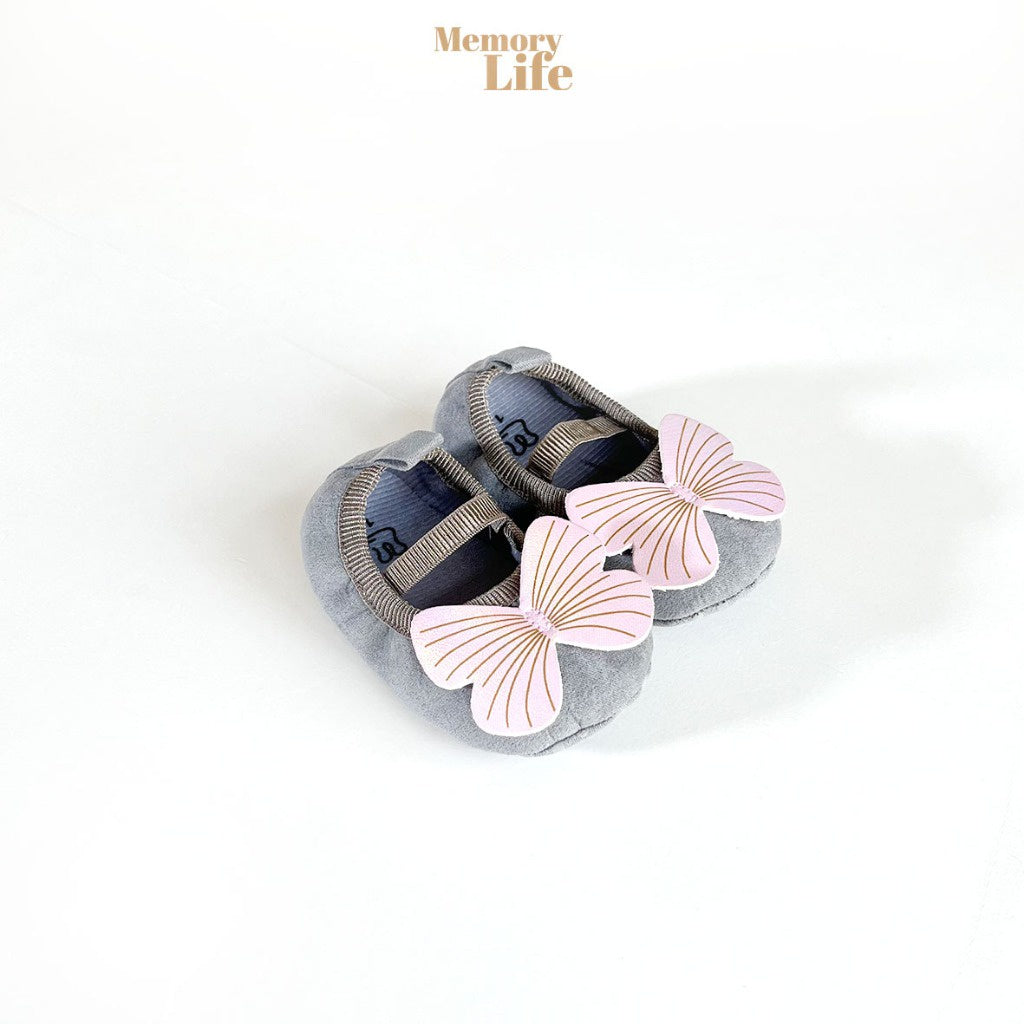 MemoryLife - Prewalker Ribbon Butterfly | Sepatu Prewalker Bayi Perempuan Umur 0 Bulan - 18 Bulan