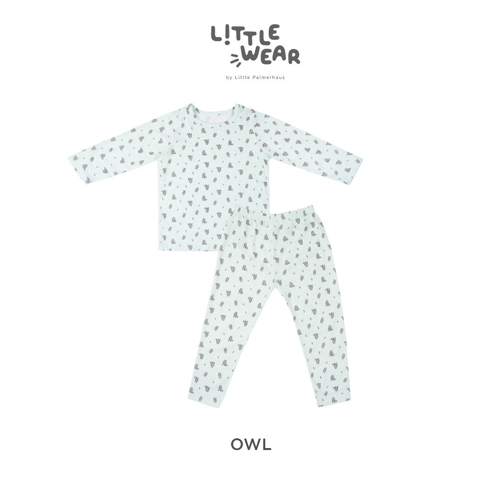 Little Palmerhaus - Little Wear Shoulder Button Long Set 20.0 (Setelan Anak)