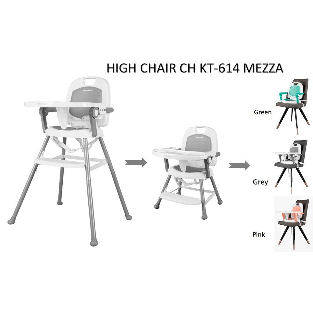 Babydoes High Chair CH-KT 614 SN Mezza Kursi Makan Anak