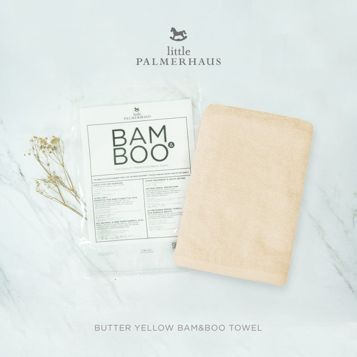 Little Palmerhaus -  Handuk Bam & Boo Bamboo Towel 8.0 Mandi Anak Bayi