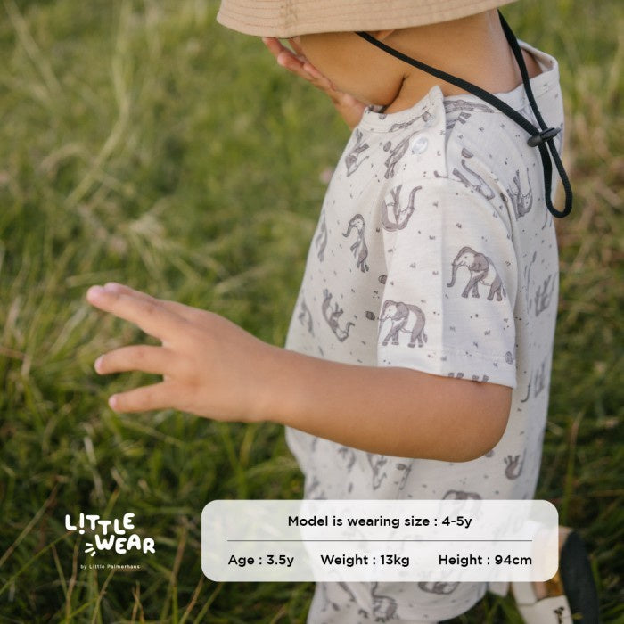Baju Anak - Little Palmerhaus Little Wear Shoulder Short Set 17.0