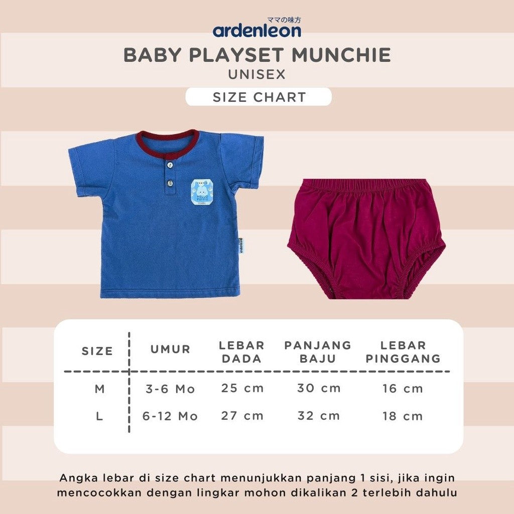 ARDENLEON Baby Munchie Playset Setelan Bayi