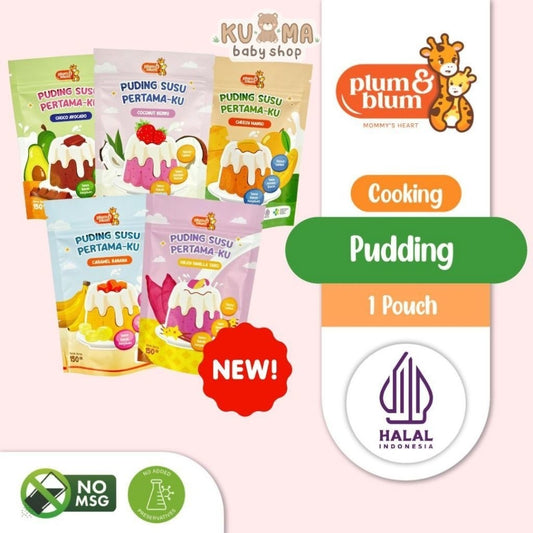 Plum & Blum Silky Puding Susu Buah Snack Mpasi - 150 gram
