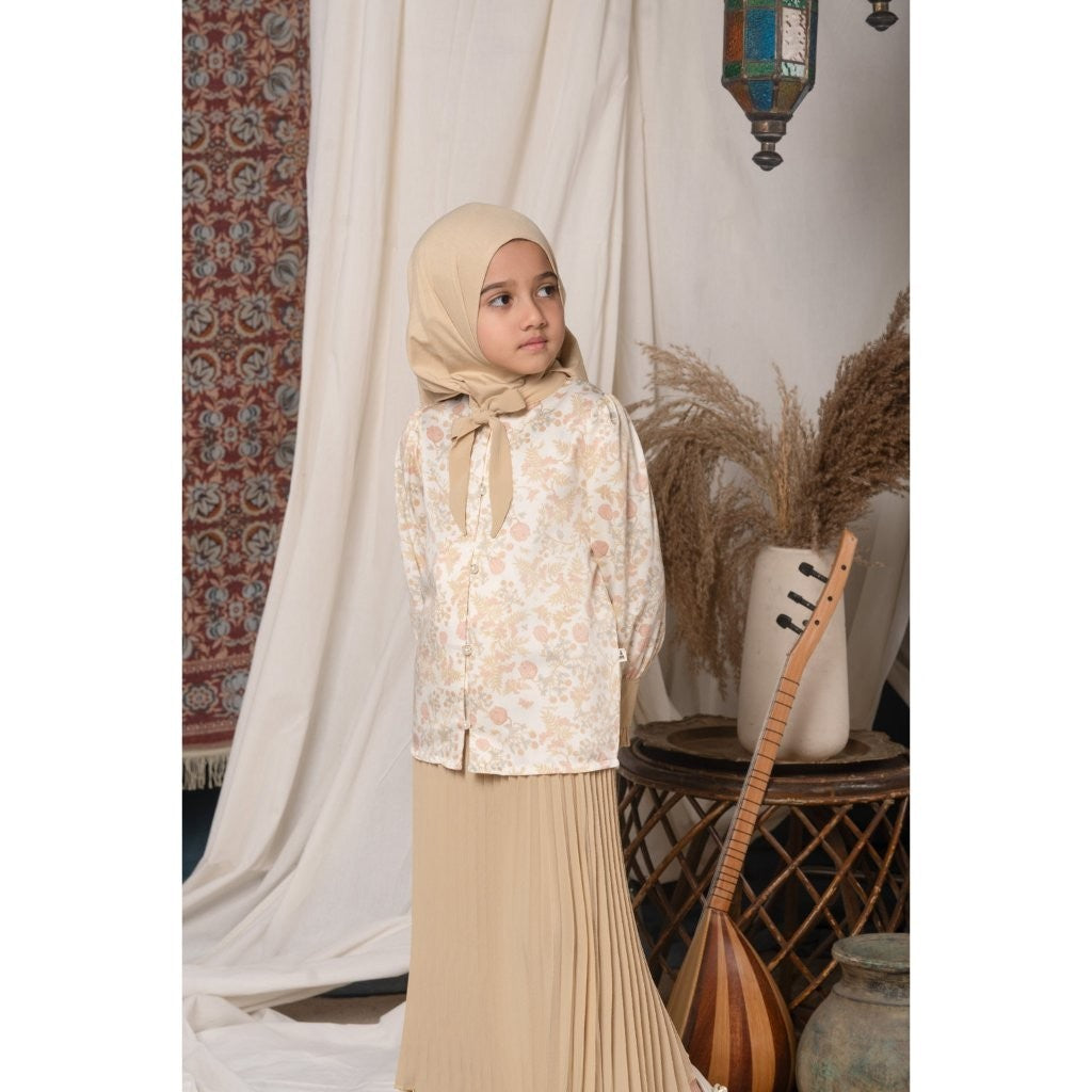 BOHOPANNA - RAYA COLLECTION 2025 - THANIA KIDS DRESS - Setelan Bayi Perempuan - Baju Muslim - Baju Raya