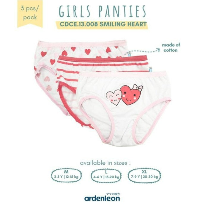 Ardenleon Girls Panties 2-9 Tahun Celana Dalam Anak Perempuan