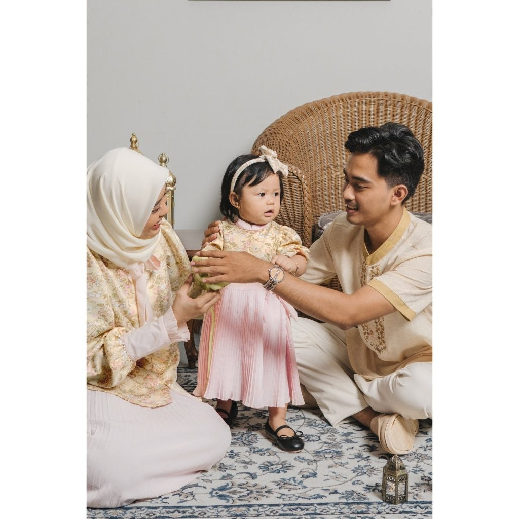 BOHOPANNA - RAYA COLLECTION 2025 - THANIA BOW HEADBAND PRINT - Bando Bayi