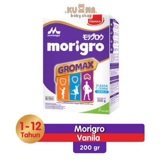 MORIGRO VANILA 200 G SUSU BUBUK 1-12 TAHUN SUSU MORINAGA