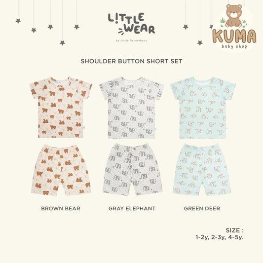 Baju Anak - Little Palmerhaus Little Wear Shoulder Short Set 17.0
