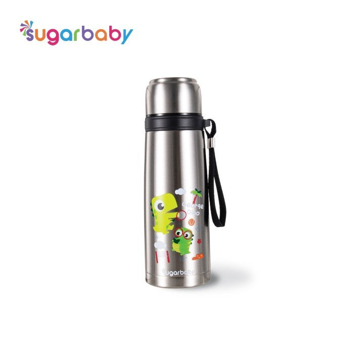Sugar Baby STRONG Vacuum Stainless Steel Bottle (600 ml) - Dino