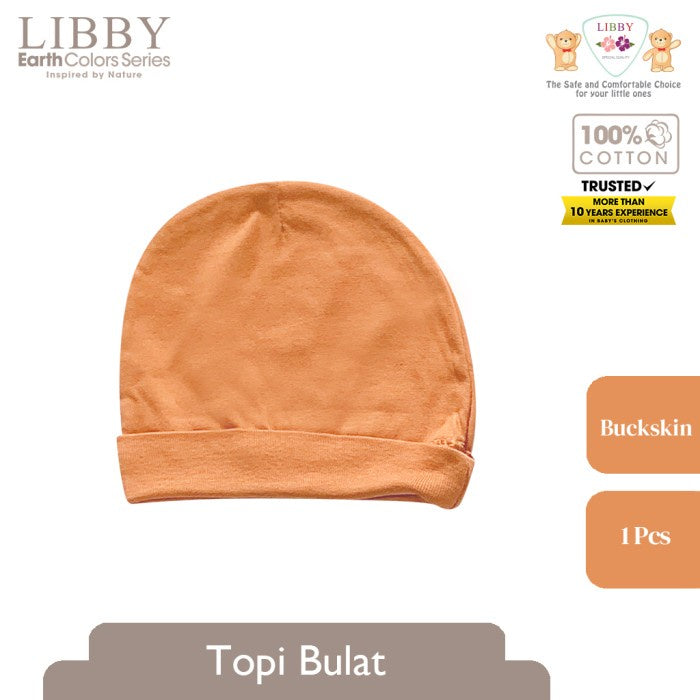 LIBBY Earth Topi Bulat Comfy Set (1 pcs/pack) Topi Bayi