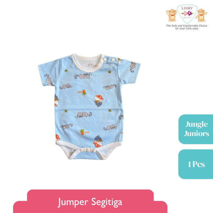 LIBBY Jungle Juniors Newborn Motif Baju Kodok Segitiga (1 pcs)