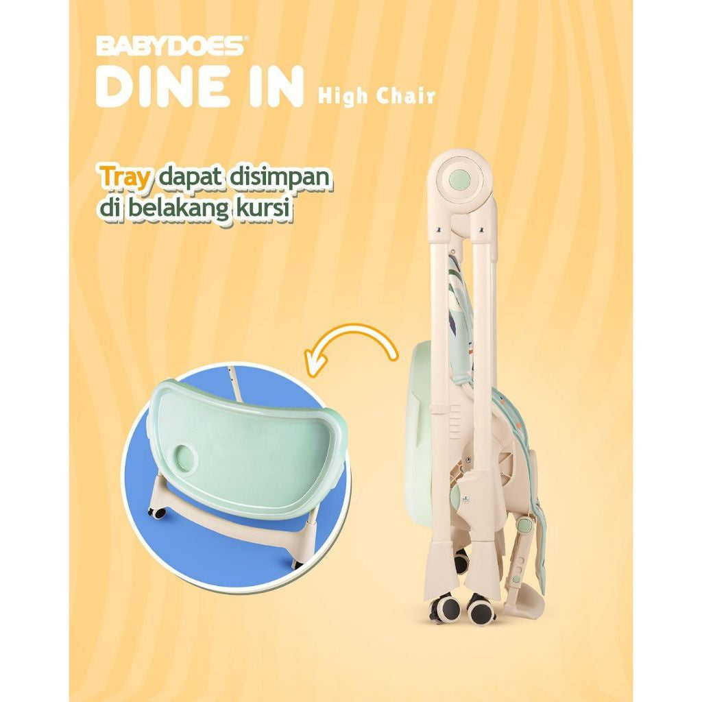High Chair Babydoes Dine In / Kursi makan Bayi 60293 SY CH