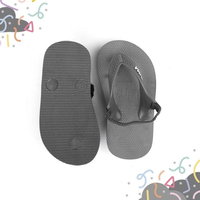 Zuma Baby Classic 6 Grey, Sandal Jepit Bayi Karet