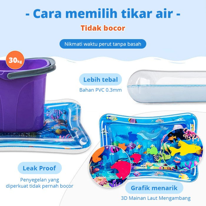 Tatajoy Baby Water Playmat Baby /Mainan Bayi Water Play Mat Inflatable