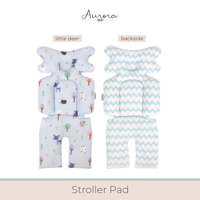 Aurora Baby - Alas Stroler dengan Sandaran Bantal Peyang (Peang)