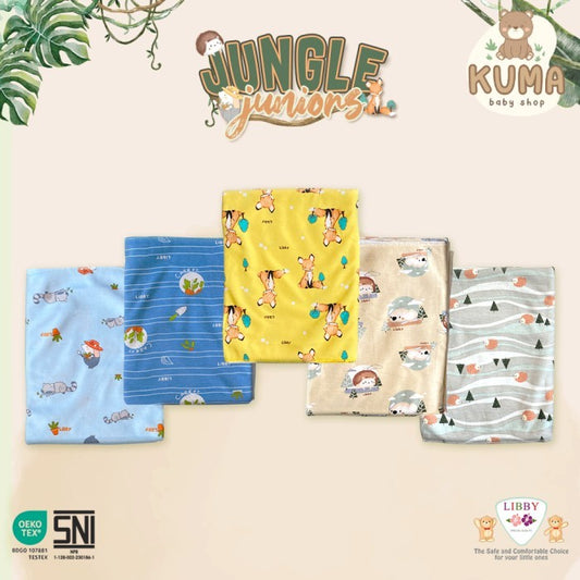 LIBBY 1 pcs Jungle Juniors Swaddle Bedong Motif( 1 pcs )