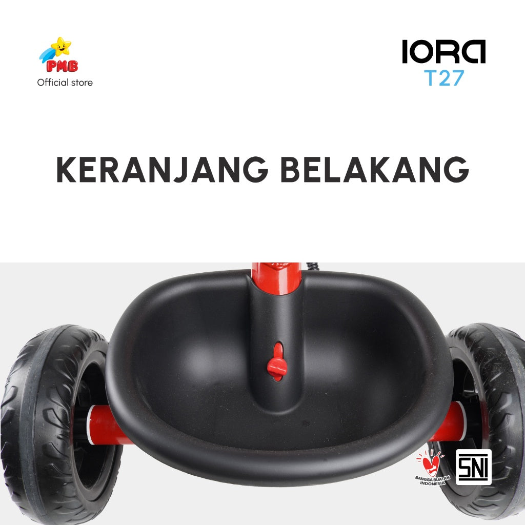Sepeda Roda Tiga IORA Tricycle T27 – PMB Toys