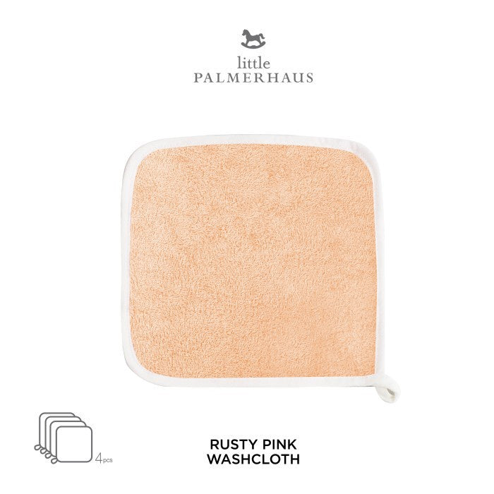 Little Palmerhaus - Bam & Boo Bamboo Washcloth Set Of 4 5.0