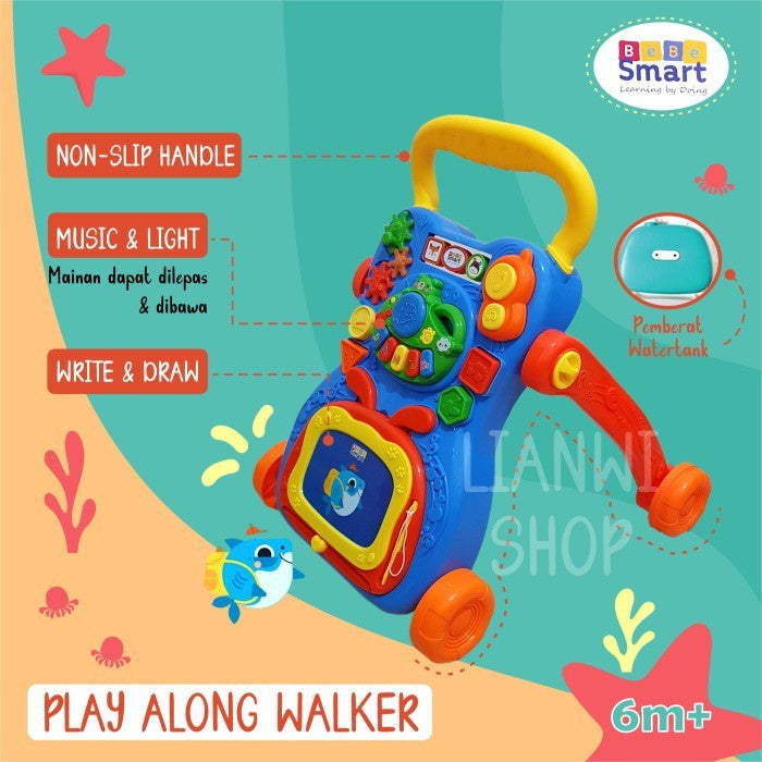 Baby walker play along walker bebe smart mainan alat belajar jalan