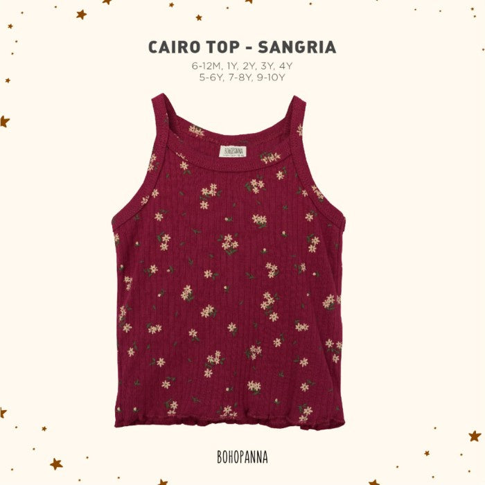BOHOPANNA - CAIRO TOP - Atasan Anak Perempuan 2325