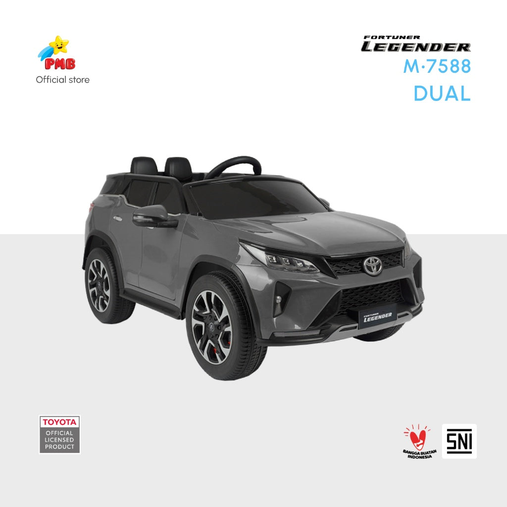 Mainan Mobil Aki Toyota Fortuner Legender M7588 DUAL– PMB TOYS
