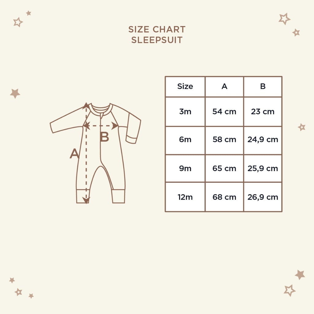 Little Palmerhaus - Baby Sleepsuit 8.0 (Jumper Tidur Bayi)