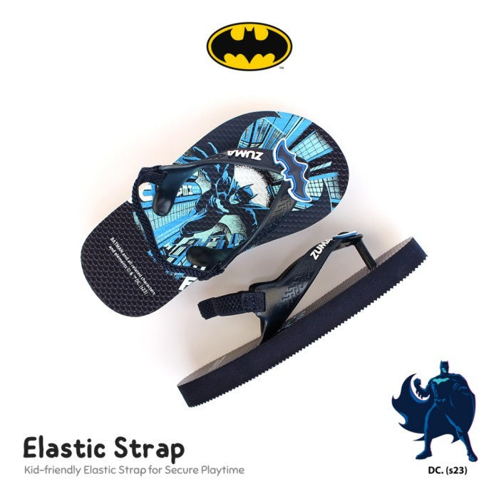 Zuma Baby Batman 1 Blue, Sandal Jepit Bayi Karet Tali, Biru