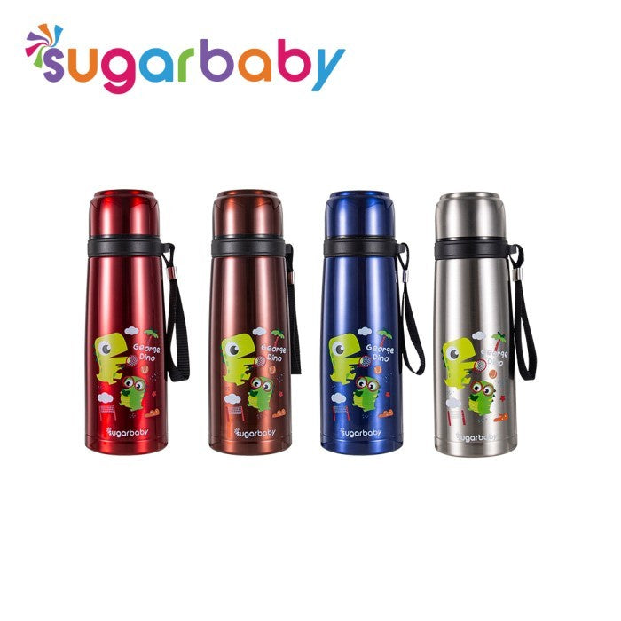 Sugar Baby STRONG Vacuum Stainless Steel Bottle (600 ml) - Dino