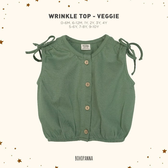 BOHOPANNA - WRINKLE TOP - ATASAN ANAK PEREMPUAN 2322